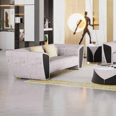 Moderne Sofagarnitur 3+2+1 Sitzer Luxus Couchen Sessel Wohnzimmer Möbel