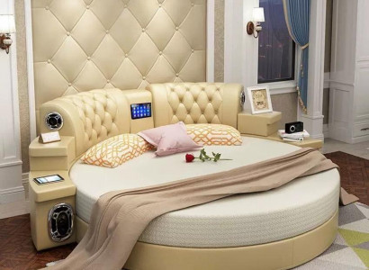 Rundes Bett Rund Design Betten Doppel Luxus Hotel Gestell Schlaf Zimmer