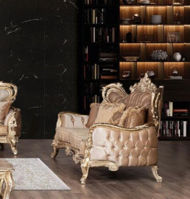 Luxus Set Garnitur Sofagarnitur 3+1+1 Sitzer Sofa Sessel Sofas Relax Wohnzimmer