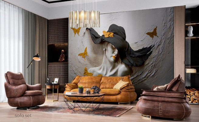 Dreisitzer Luxus 3 Sitzer Couch Polster Klassisch Sitz Sofas Wohnzimmer Möbel