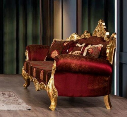 Sofagarnitur 3+3+1+1 Sitzer Couchtisch Garnitur Sofas Sessel Luxus Set 5tlg