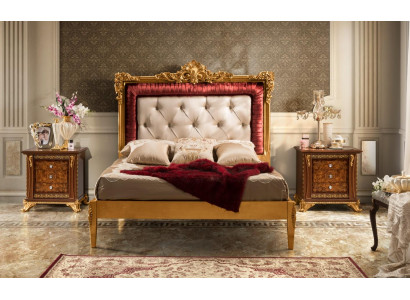 Bett 2x Nachttisch Schlafzimmer Set Designer Luxus Betten Hotel Komplett  3 tlg.