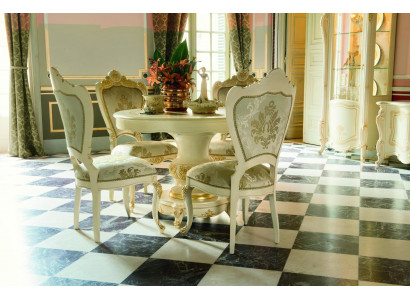 Esstisch Garnitur Esszimmer Möbel Einrichtung Gruppe Tisch + 4 Stuhl Set 5tlg.