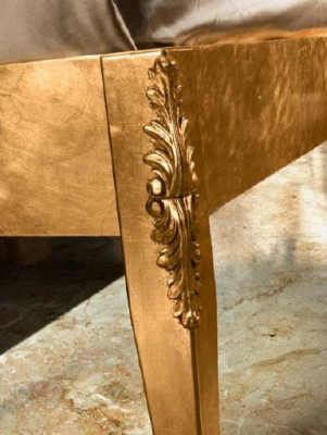 Doppelbett Bett Luxus Betten Holz Bettgestelle Bettrahmen Braun Design Klassisch