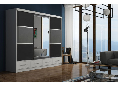 Kleiderschrank Schränke Schrank Schrankwand 3 Türen Holz Möbel Schlafzimmer Neu