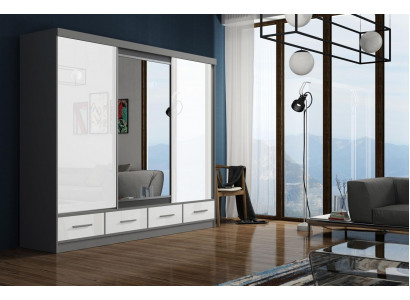 Design Italienische Holz Schrank Schränke Kleiderschrank Schlafzimmer Möbel Neu