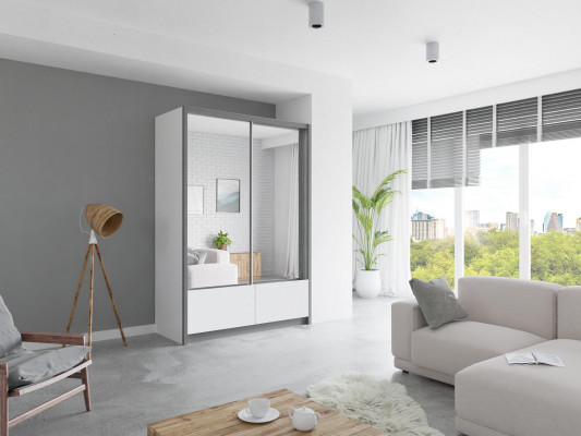 Möbel Kleiderschränke Holz Weiß Design Kleider Schrank Designer Glänzend