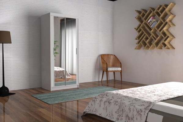 Mehrzweck Kleiderschrank Schlafzimmer Regale 90cm Regal Schränke Schrank Holz