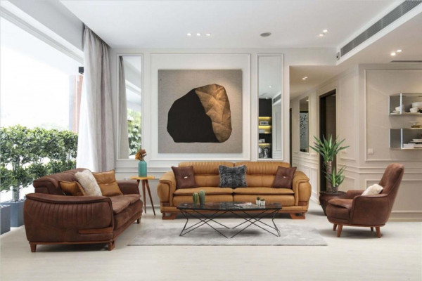 Garnitur Sofagarnitur Sofa Luxus Komplette Couchgarnitur 3+1 Sitzer Sessel