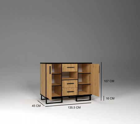 Wohnwände Kommoden Schrank Tisch neu 4tlg Wohnzimmer Set Vitrine Kommode