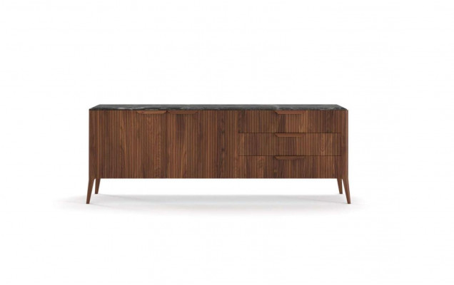 Großes Holz Sideboard Moderne Esszimmermöbel Echtholz Schubladen Neu