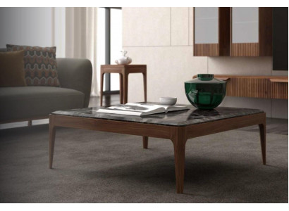 Loungetisch Toros Schwarzer Marmor Couchtisch Kaffeetischen Moderner Stil