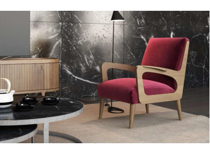 Wohnzimmersessel Luxus Einsitzer Cocktailsessel Lesesessel Stoff