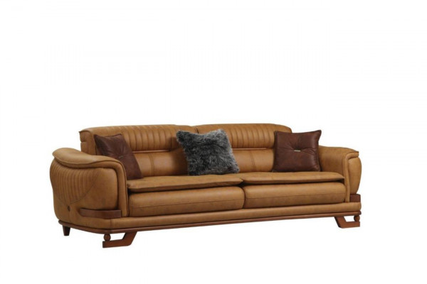 Dreibettsofa Dreisitzer Sofa 3 Sitzer Sofas Design Wohnzimmer Kunstleder