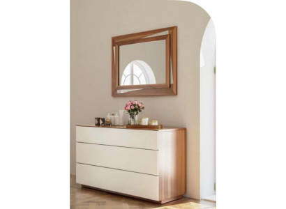 Weiß Braune Schlafzimmerkommode Luxus Konsole Stauraum Edle Echtholzmöbel