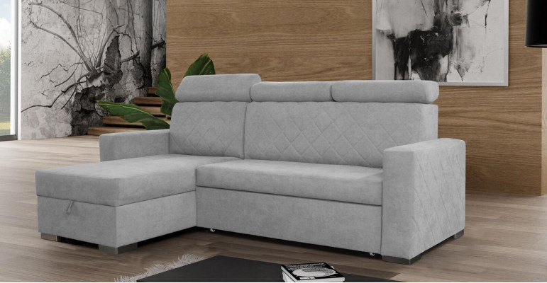 Design Couch Lounge Eck Modern Textil Ecksofa L-form Wohnlandschaft Relax Sitz
