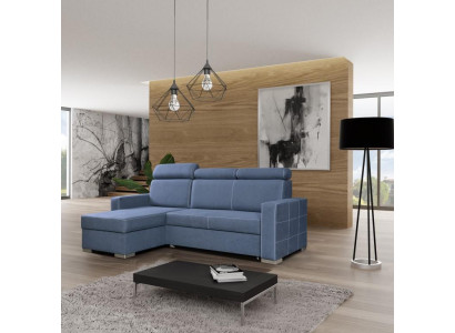 Ecksofa L-form Polster Textil Modern Eck Relax Sitz Luxus Möbel Wohnlandschaft