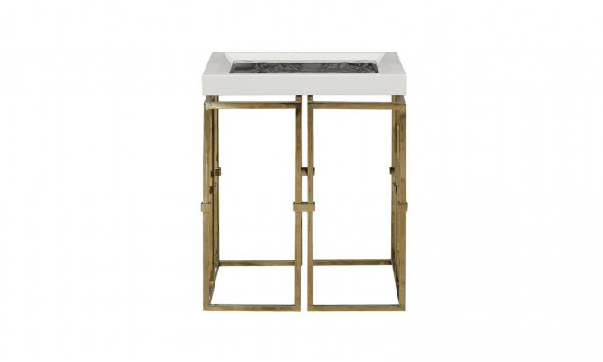 Beistelltisch Couchtisch Kaffeetisch Sofatisch Tisch Wohnzimmer Gold
