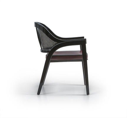 Schwarz Holzstuhl Design Esszimmer Armlehnstuhl Neu Einrichtung Stuhl