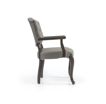 Esszimmer Designer Chestefield Stuhl Holz Luxus Stil Modern Polsterstuhl Neu