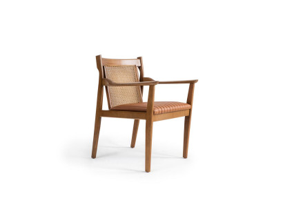 Modernen Holz Armlehnstuhl Polster Leder Esszimmer Stuhl Neu Möbel