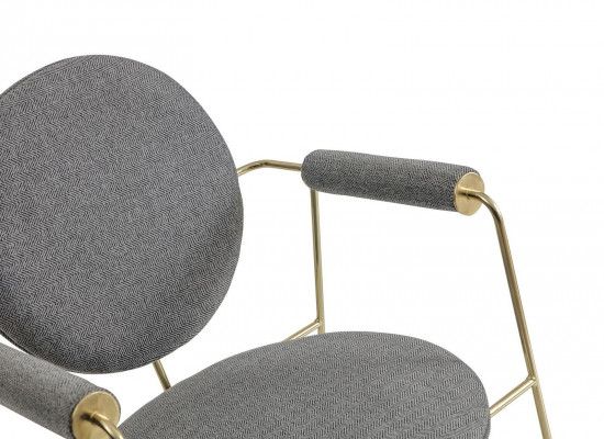 Esszimmerstuhl Designer Stuhl mit Armlehnen Modern Möbel Polsterstuhl