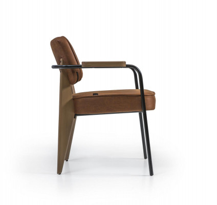 Esszimmerstuhl Luxus Stuhl mit Armlehnen Designer Neu Einrichtung Armlehnstuhl