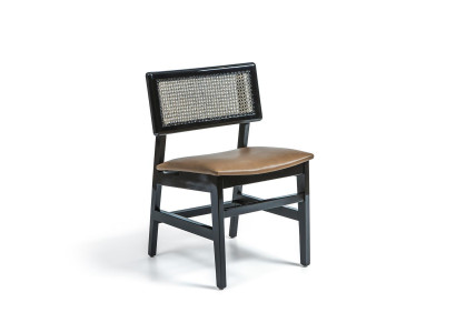 Esszimmer Stuhl Schwarz Holzstuhl Neu Möbel Polster Sitz Design Modern