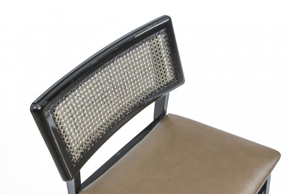 Esszimmer Stuhl Schwarz Holzstuhl Neu Möbel Polster Sitz Design Modern