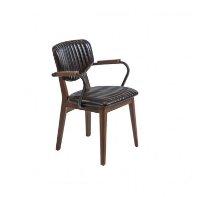 Luxus Stuhl mit Armlehnen Esszimmerstuhl Möbel Polstersitz Modern Einrichtung