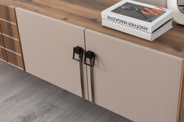 Wohnzimmer Designer Set Luxus Couchtisch Moderner TV-Schrank 3tlg Neu