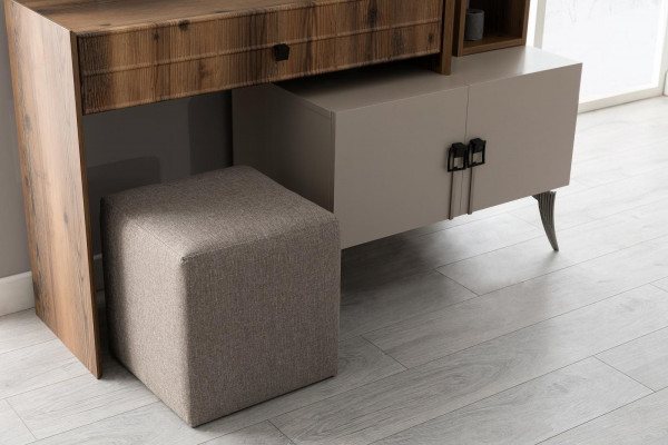 Moderner Schlafzimmer Holz Schminktisch Mit Spiegel Designer Luxus Möbel