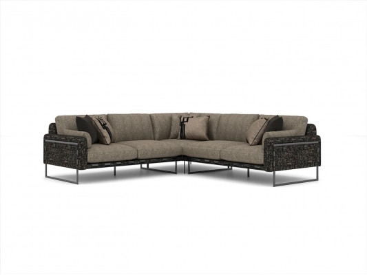  Luxus Design Ecksofa L-Form Couch Wohnzimmer Eck Garnitur Einrichtung