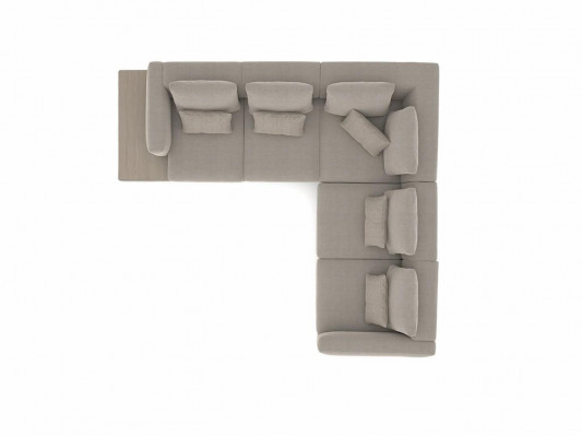  Wohnzimmer Designer Textil Polstermöbel Ecksofa Einrichtung Sofa L-Form