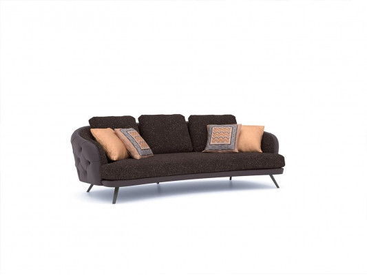 Komplett Polstermöbel Modern Chesterfield Wohnzimmer Dreisitzer Sofas