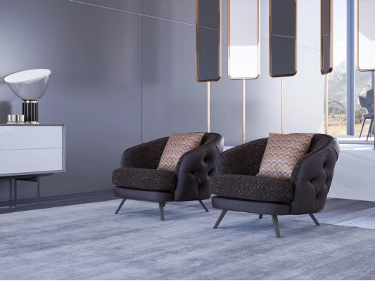  Chesterfield Sessel Luxus Polstersitz Wohnzimmer Polstermöbel Neu Einrichtung