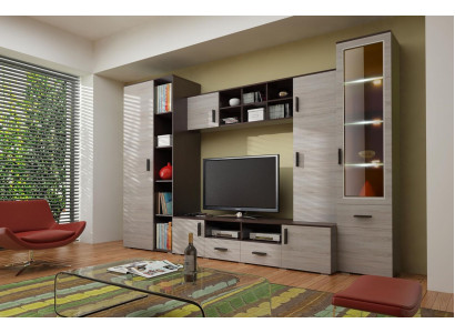 Wohnzimmer Wandregal TV Schrank Wandschränke Regal Holz Wohnzimmer Möbel Neu