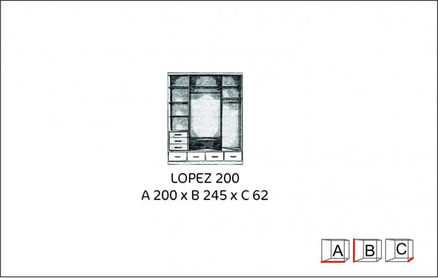 Schlafzimmerschrank Schrank Aktenschrank Bücherschrank 2-türig Kleiderschrank