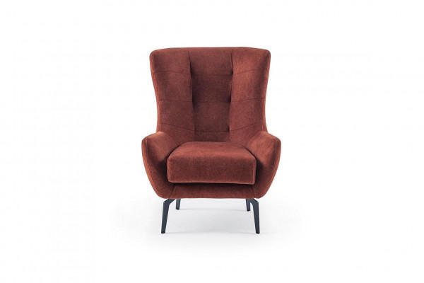  Chesterfield Design Modern Luxus 1-Sitzer Stoffsofa Wohnzimmer Lounge