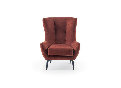  Chesterfield Design Modern Luxus 1-Sitzer Stoffsofa Wohnzimmer Lounge