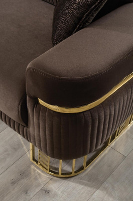  Luxus Wohnzimmer Set 3tlg. Luxus Sofagarnitur 3 + 3+ 1 Sitzer Neuheit