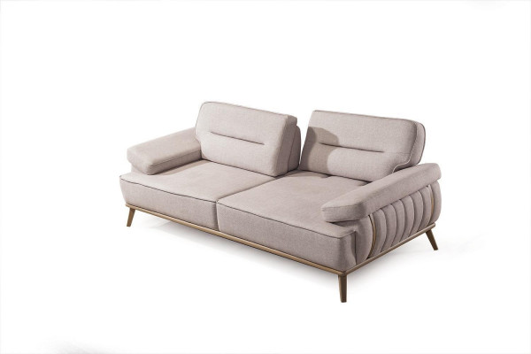  Luxuriöse 3-Sitzer Sofa Weiße Farbe Modern Möbel in Wohnzimmer Neuheit