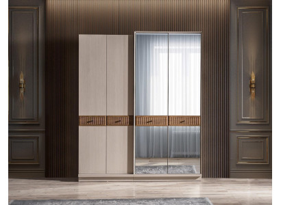  Stilvoll Kleiderschrank Luxus Schrank Modern Beige Schlafzimmer Möbel