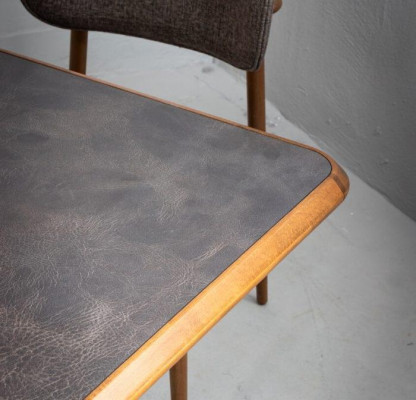  Landhausstil 5tlg. Esszimmer Set: Holztisch mit gemütlichen Stühlen