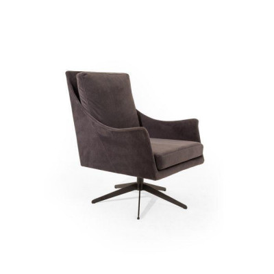  Stilvoll Funktionaler Sessel mit drehbarer Sitzschale und Metallgestell