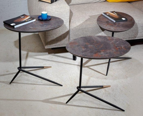  Set aus 3x Beistelltischen in modernem Design - Akzente für Ihr Zuhause