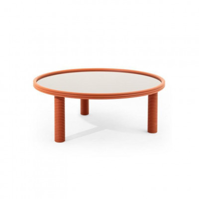  Eiche Massivholz-Couchtisch mit natürlicher Maserung in Wohnzimmer neu