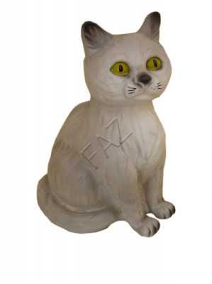 Design Katze Figur Garten Statue Skulptur Figuren Skulpturen Dekoration C433 Neu