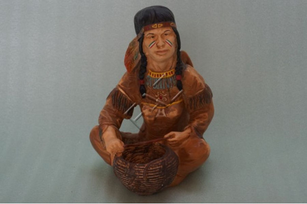 Design Inder Figur Schüssel Statue Skulptur Figuren Skulpturen Dekoration Neu