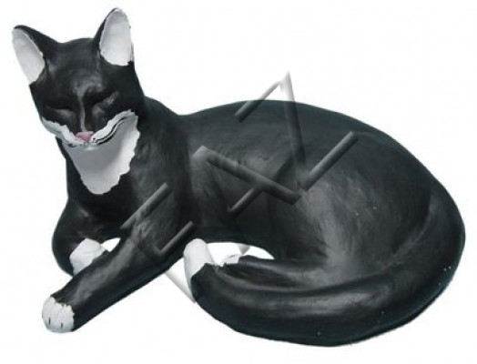 Design Katze Figur Garten Statue Skulptur Figuren Skulpturen Dekoration C345 Neu